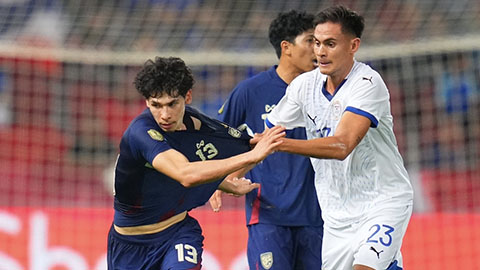 Tường thuật Thái Lan 3-1 Philippines (tổng tỷ số 4-3) 